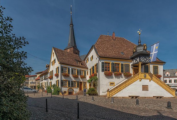 das alte Rathaus von Deidesheim