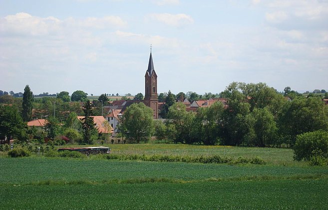 Blick auf Kapellen-Drusweiler