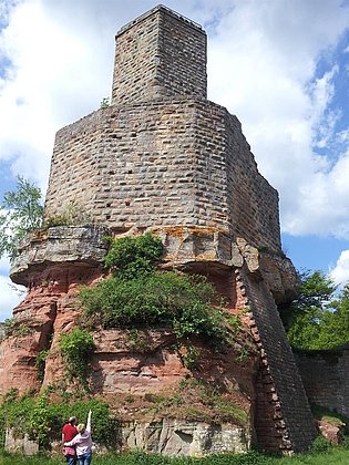 Burg Gräfenstein bei Merzalben - Bergfried