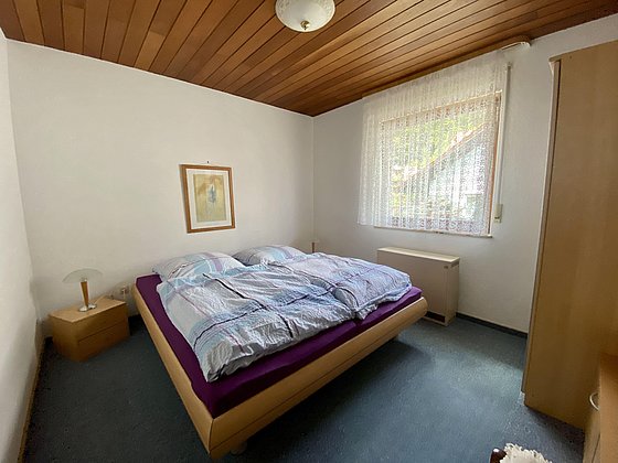 Schlafzimmer Ferienwohnung Rödelstal quer