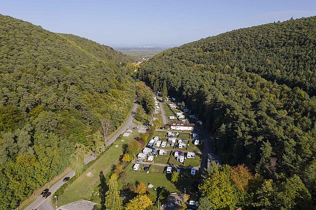 Campingplatz Drohne