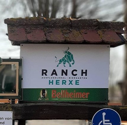 Ranch Schild Eingang